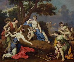 Постер Булон Бон Venus Creating the Anemone with the Blood of Adonis Постер Булон Бон Venus Creating the Anemone with the Blood of Adonis