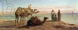 Постер Гудолл Фредерик Waiting for the Boat, Gulf of Suez, 1872 Постер Гудолл Фредерик Waiting for the Boat, Gulf of Suez, 1872