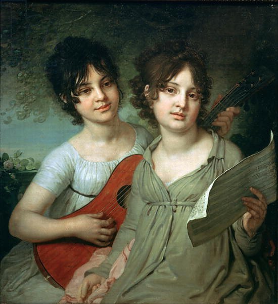 Portrait of A. and V. Gagarin, 1802