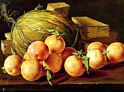 Постер Мелендес Луис Still Life of Oranges, Melons and Boxes of Sweets Постер Мелендес Луис Still Life of Oranges, Melons and Boxes of Sweets