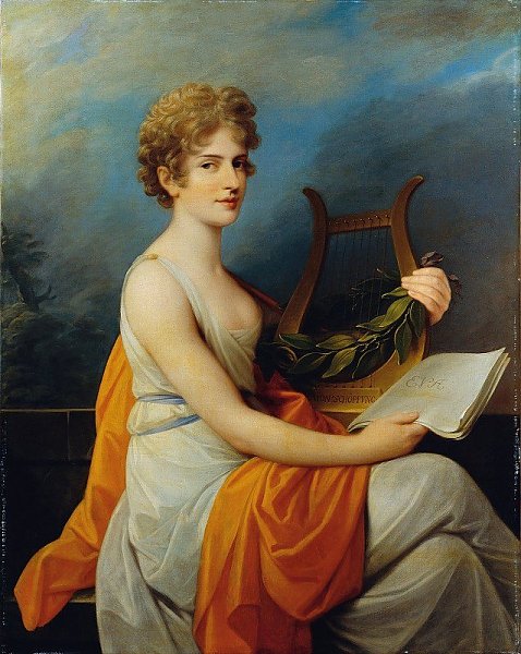 Постер Фюгер Генрих The court opera singer Theresia Saal as ‘Eva’ in Joseph Haydn’s ‘Creation’