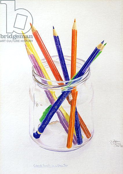 Coloured Pencils in a Jar, 1980