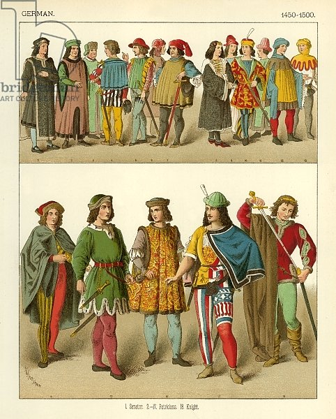 German Costume 1450-1500 3.