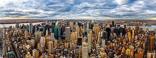США, Нью-Йорк. Большая панорама Манхэттена