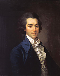 Постер Левицкий Дмитрий Портрет Николая Александровича Львова. 1789 Постер Левицкий Дмитрий Портрет Николая Александровича Львова. 1789
