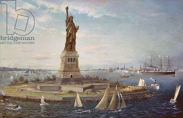 Liberty Island, New York Harbor, 1883
