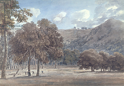 Постер Козенс Джон (акв) Il Parco da Degle' Astroni - The Wooded Crater Bottom with Hunt in Progress, 1783 Постер Козенс Джон (акв) Il Parco da Degle' Astroni - The Wooded Crater Bottom with Hunt in Progress, 1783