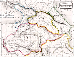 Постер Школа: Английская 19в. Map of Armenia, Colchis, Iberia and Albania, from 'The Atlas of Ancient Geography', c.1829 Постер Школа: Английская 19в. Map of Armenia, Colchis, Iberia and Albania, from 'The Atlas of Ancient Geography', c.1829