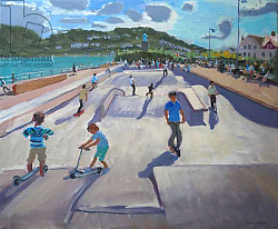 Постер Макара Эндрю (совр) Skateboaders, Teignmouth, 2012 Постер Макара Эндрю (совр) Skateboaders, Teignmouth, 2012