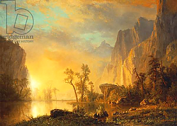 Постер Бирштад Альберт Sunset in the Rockies Постер Бирштад Альберт Sunset in the Rockies