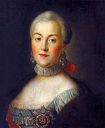 Постер Антропов Алексей Portrait of Grand Duchess Catherine Alekseevna, future Empress Catherine II the Great, c.1760 Постер Антропов Алексей Portrait of Grand Duchess Catherine Alekseevna, future Empress Catherine II the Great, c.1760
