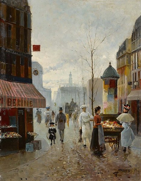 A Paris Street Scene