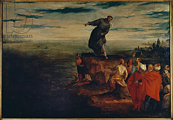 Постер Веронезе Паоло St. Anthony Preaching to the Fish, c.1580 Постер Веронезе Паоло St. Anthony Preaching to the Fish, c.1580