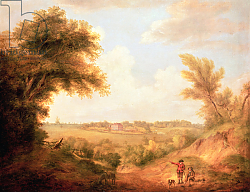 Постер Гейнсборо Томас Landscape with house, 18th century Постер Гейнсборо Томас Landscape with house, 18th century