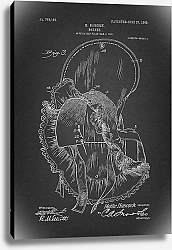 Постер Патент на дамскую шляпку-капор, 1905г