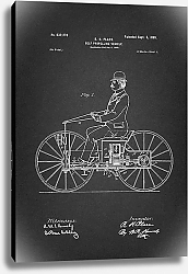 Постер Патент на самоходную повозку, 1899г