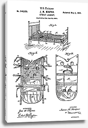 Постер Патент на смирительную рубашку, 1900г