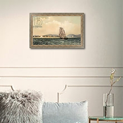 «Off Mt. Desert Island, Maine, 1850» в интерьере в классическом стиле в светлых тонах «Off Mt. Desert Island, Maine, 1850» в интерьере в классическом стиле в светлых тонах