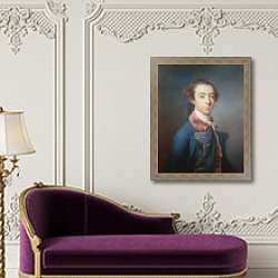 «Topham Beauclerk» в интерьере в классическом стиле над банкеткой «Topham Beauclerk» в интерьере в классическом стиле над банкеткой