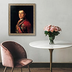 «The Duke of Wellington 1812-14» в интерьере в классическом стиле над креслом «The Duke of Wellington 1812-14» в интерьере в классическом стиле над креслом