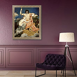 «Jupiter and Thetis, 1811» в интерьере в классическом стиле в фиолетовых тонах «Jupiter and Thetis, 1811» в интерьере в классическом стиле в фиолетовых тонах