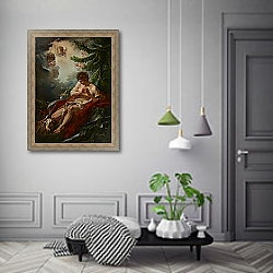 «Saint John the Baptist, c.1755» в интерьере коридора в классическом стиле «Saint John the Baptist, c.1755» в интерьере коридора в классическом стиле