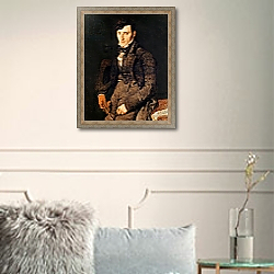 «Portrait of Jean-Pierre-Francois Gilibert 1804-05» в интерьере в классическом стиле в светлых тонах «Portrait of Jean-Pierre-Francois Gilibert 1804-05» в интерьере в классическом стиле в светлых тонах