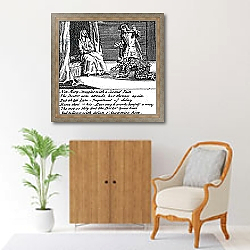 «The Doctor in Labour, or the New Whim Wham from Guildford, circa 1726 2» в интерьере в классическом стиле над комодом «The Doctor in Labour, or the New Whim Wham from Guildford, circa 1726 2» в интерьере в классическом стиле над комодом