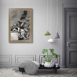 «The Sleep of Reason Produces Monsters, from 'Los Caprichos'» в интерьере коридора в классическом стиле «The Sleep of Reason Produces Monsters, from 'Los Caprichos'» в интерьере коридора в классическом стиле