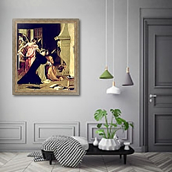 «Temptation of St.Thomas Aquinas» в интерьере коридора в классическом стиле «Temptation of St.Thomas Aquinas» в интерьере коридора в классическом стиле