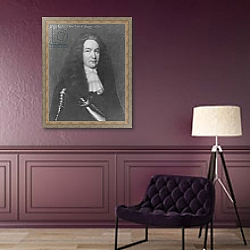 «Roger Boyle, 1st Earl of Orrery, after a portrait of 1660» в интерьере в классическом стиле над комодом «Roger Boyle, 1st Earl of Orrery, after a portrait of 1660» в интерьере в классическом стиле над комодом