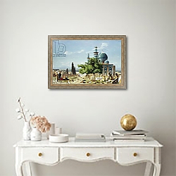 «The Fields of Rest, Brousse, c.1876» в интерьере в классическом стиле над столом «The Fields of Rest, Brousse, c.1876» в интерьере в классическом стиле над столом