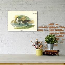 «Dunlin 1» в интерьере с кирпичными стенами