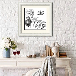 «Mohagany or Meliaceae. Melia azedarach illustration» в интерьере в стиле прованс над столиком «Mohagany or Meliaceae. Melia azedarach illustration» в интерьере в стиле прованс над столиком