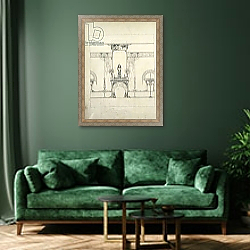 «Design for the decor of the Fouquet jewellers, 6 rue Royale, Paris» в интерьере в классическом стиле в фиолетовых тонах «Design for the decor of the Fouquet jewellers, 6 rue Royale, Paris» в интерьере в классическом стиле в фиолетовых тонах