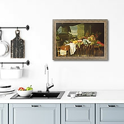 «Banquet Still Life 2» в интерьере кухни над мойкой «Banquet Still Life 2» в интерьере кухни над мойкой