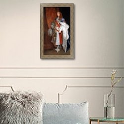 «Edward Montagu, 1st Earl of Sandwich, c.1660-65» в интерьере в классическом стиле в светлых тонах «Edward Montagu, 1st Earl of Sandwich, c.1660-65» в интерьере в классическом стиле в светлых тонах
