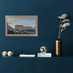 «The Post Office in Potsdam, 1784» в интерьере в классическом стиле в синих тонах «The Post Office in Potsdam, 1784» в интерьере в классическом стиле в синих тонах