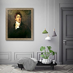 «William Lamb, 2nd Viscount Melbourne» в интерьере коридора в классическом стиле «William Lamb, 2nd Viscount Melbourne» в интерьере коридора в классическом стиле