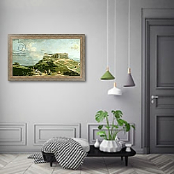 «The Fortress of Konigstein, 18th century» в интерьере коридора в классическом стиле «The Fortress of Konigstein, 18th century» в интерьере коридора в классическом стиле