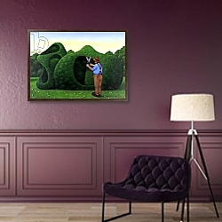 «Moore Topiary» в интерьере в классическом стиле с зеленой стеной «Moore Topiary» в интерьере в классическом стиле с зеленой стеной