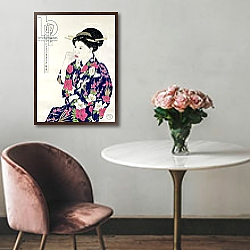 «Formal Japanese Portrait, 1994» в интерьере в классическом стиле в светлых тонах «Formal Japanese Portrait, 1994» в интерьере в классическом стиле в светлых тонах