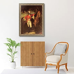 «George IV, as Prince of Wales, 1782» в интерьере в классическом стиле над комодом «George IV, as Prince of Wales, 1782» в интерьере в классическом стиле над комодом