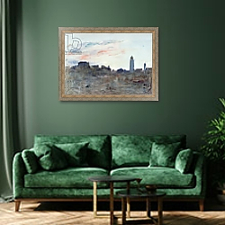 «After Sunset, View from the Artist's Window in Morpeth Terrace» в интерьере в классическом стиле в фиолетовых тонах «After Sunset, View from the Artist's Window in Morpeth Terrace» в интерьере в классическом стиле в фиолетовых тонах