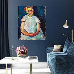 «Child with Folded Hands, c. 1909» в интерьере в классическом стиле над комодом «Child with Folded Hands, c. 1909» в интерьере в классическом стиле над комодом