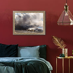«Elephant through the storm, 2015,» в интерьере в классическом стиле в светлых тонах «Elephant through the storm, 2015,» в интерьере в классическом стиле в светлых тонах