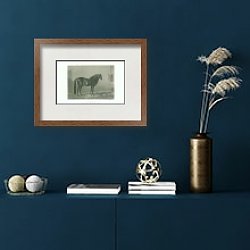 «Beauty, One of Her Majestys State Horses» в интерьере над комодом «Beauty, One of Her Majestys State Horses» в интерьере над комодом