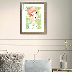 «Vintage Doll 3, 2014» в интерьере в классическом стиле в светлых тонах «Vintage Doll 3, 2014» в интерьере в классическом стиле в светлых тонах