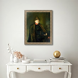 «General Fieldmarshal Helmuth Graf von Moltke, 1890» в интерьере в классическом стиле над столом «General Fieldmarshal Helmuth Graf von Moltke, 1890» в интерьере в классическом стиле над столом