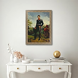 «Frederic William III King of Prussia, 1814» в интерьере в классическом стиле в фиолетовых тонах «Frederic William III King of Prussia, 1814» в интерьере в классическом стиле в фиолетовых тонах